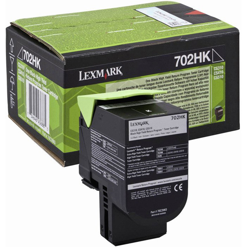 Kaseta z tonerem Lexmark 702HK do CS-310/410/510 | zwrotny | 4 000 str. | black