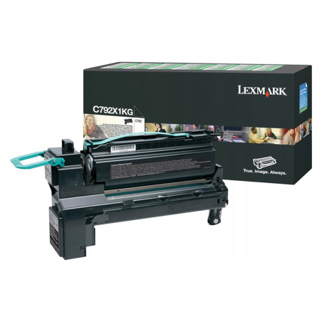 Kaseta z tonerem Lexmark do C792 | zwrotny | 20 000 str. | black