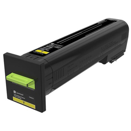 Kaseta z tonerem Lexmark do CS820/ CX825 | zwrotna | 8 000 str. | YELLOW