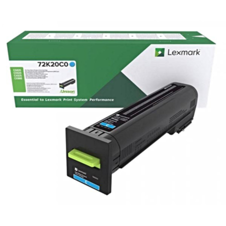 Kaseta z tonerem Lexmark do CS820dte/ CS820de | zwrotna | 22 000 str. | CYAN