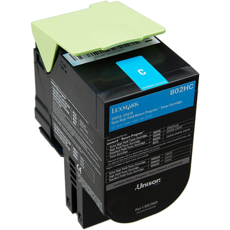 Kaseta z tonerem Lexmark 800H2 do CX410 | 3 000 str. | CYAN