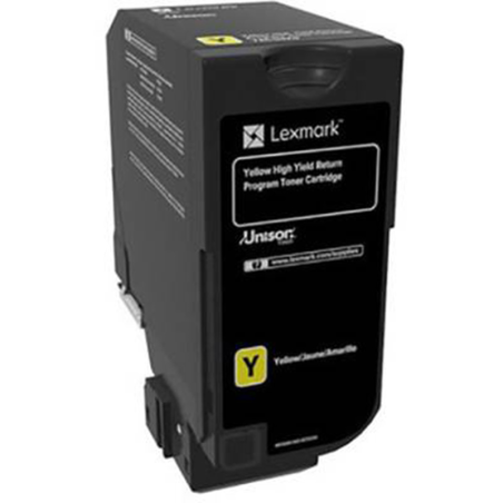 Kaseta z tonerem Lexmark do CX725de | zwrotna | 16 000 str. | YELLOW