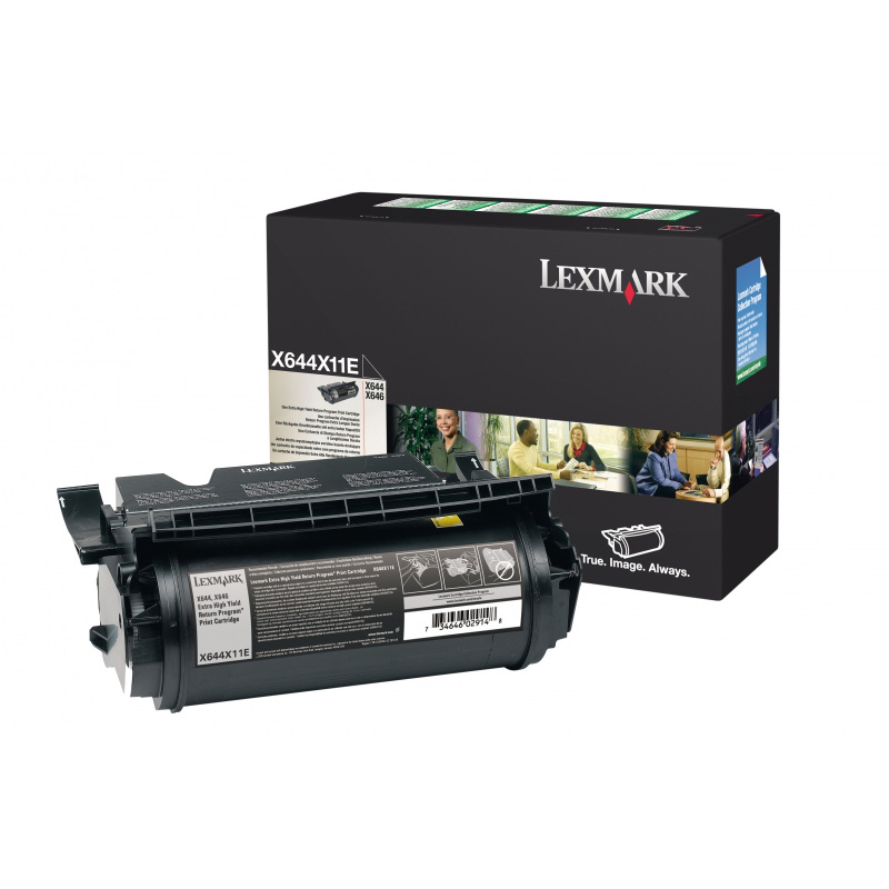 Kaseta z tonerem Lexmark do X-644/646 | zwrotny | 32 000 str. | black