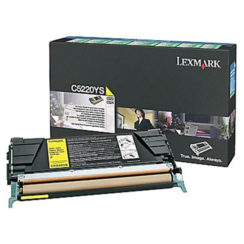 Kaseta z tonerem Lexmark do C-522/524/530/532 | zwrotny | 3 000 str. | yellow