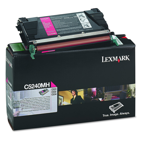 Kaseta z tonerem Lexmark do C-524/534 | zwrotny | 5 000 str. | magenta