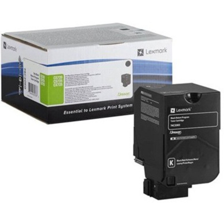 Kaseta z tonerem Lexmark 74C2SK0 do CS720de/CS725dte | zwro. | 7 000 str. | blac