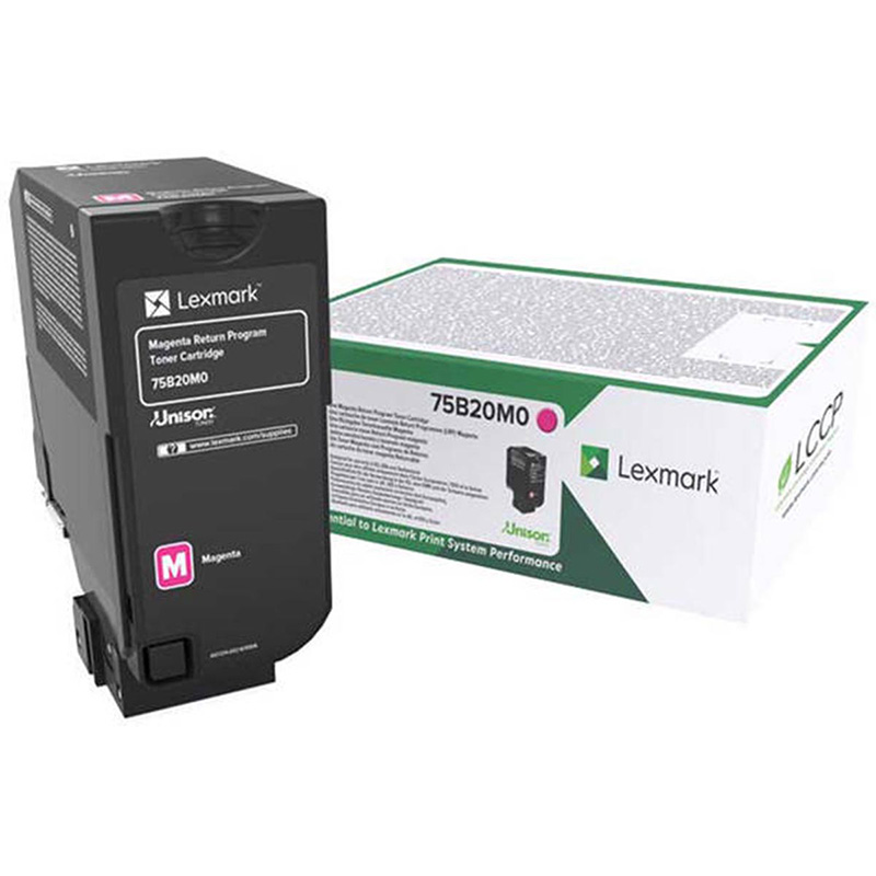 Kaseta z tonerem Lexmark 75B20M do CS/CX727/CS728 | zwr. | 10 000 str. | magenta