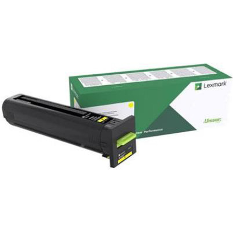 Kaseta z tonerem Lexmark 72K2XYE do CS820 | korporacyjny | 22 000 str. | yellow