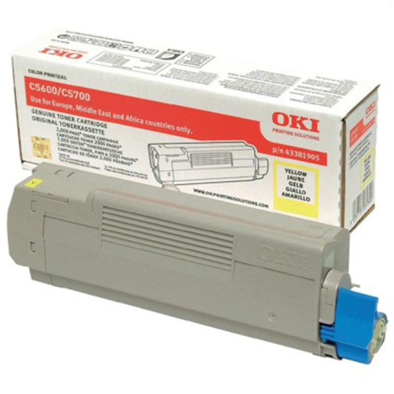 Toner Oki do C5600/5700 | 2 000 str. | yellow Toner Oki do C5600/5700 | 2 000 str. | yellow
