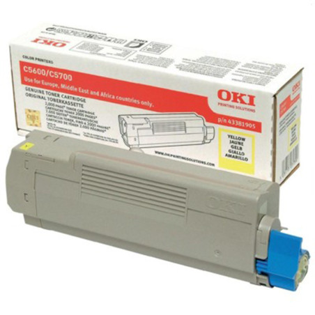 Toner Oki do C5600/5700 | 2 000 str. | yellow