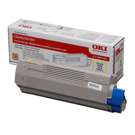 Toner Oki do C5650/5750 | 2 000 str. | yellow