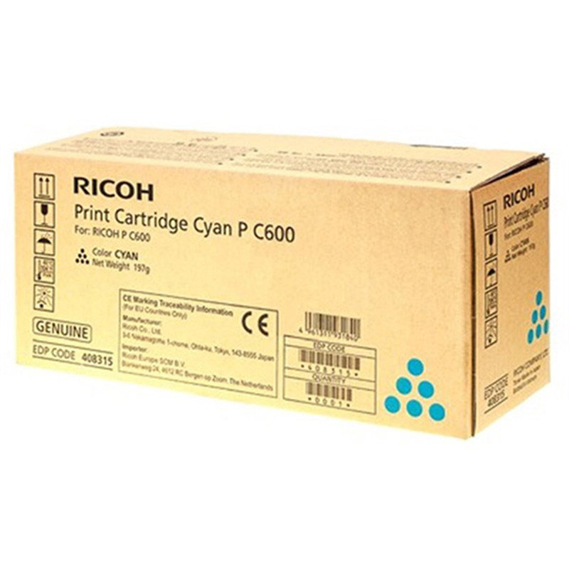 Toner Ricoh do P C600 | 13 000 | cyan Toner Ricoh do P C600 | 13 000 | cyan