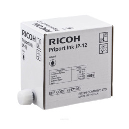 Tusz Ricoh JP12 do JP 1030/1210/1250 | 600ml | black