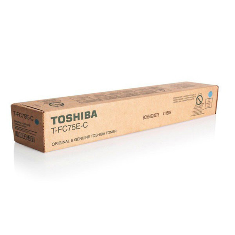 Toner Toshiba T-FC75E-C do e-Studio 5560/6570/6560 | 35 400 str. | cyan Toner Toshiba T-FC75E-C do e-Studio 5560/6570/6560 | 35 400 str. | cyan