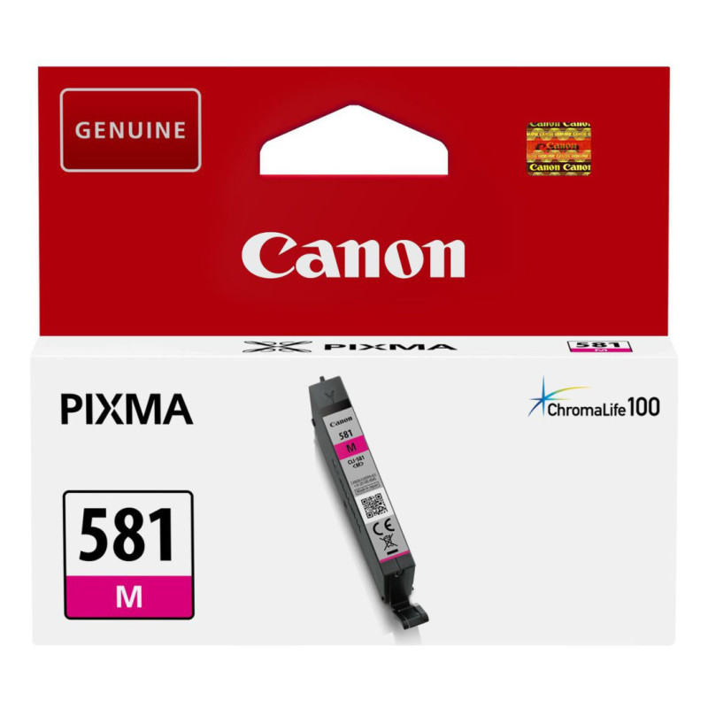 Tusz Canon CLI-581M do Pixma TR7550/TR8550/TS6150 | 5,6ml | magenta Tusz Canon CLI-581M do Pixma TR7550/TR8550/TS6150 | 5,6ml | magenta