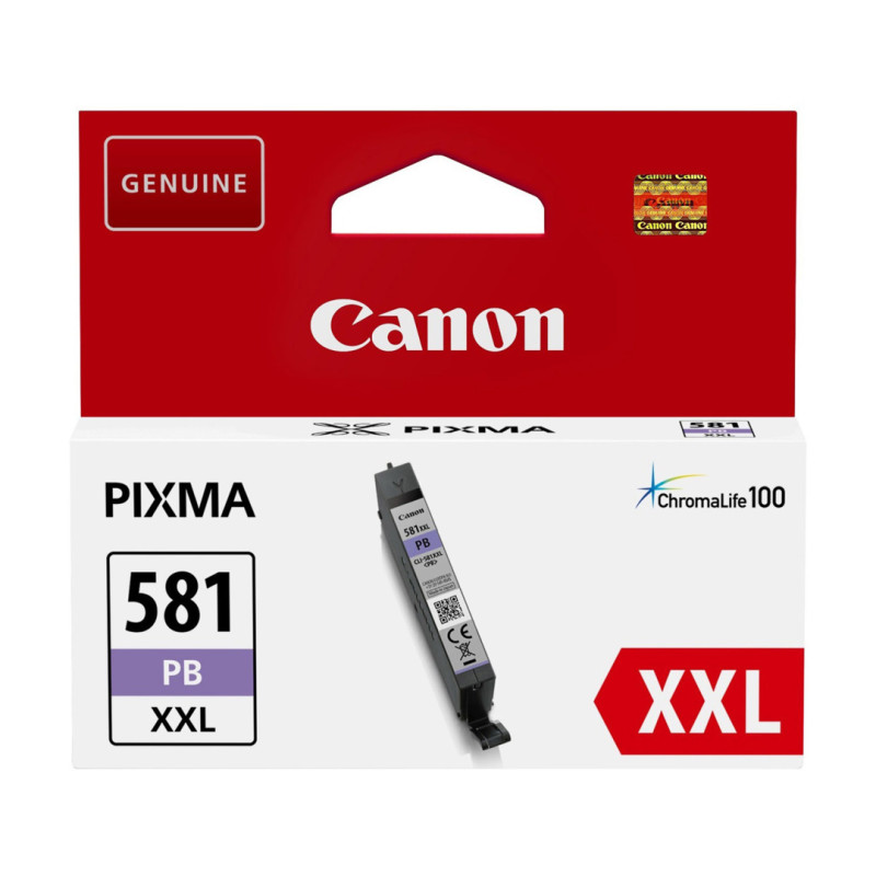 Tusz Canon CLI-581PB XXL do PixmaTR7550/TR8550/TS6150 | 11,7ml | cyan Tusz Canon CLI-581PB XXL do PixmaTR7550/TR8550/TS6150 | 11,7ml | cyan