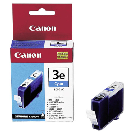 Tusz Canon BCI3EC do BJ-C6000/6100, S400/450, C100, MP700 | 280 str. | cyan