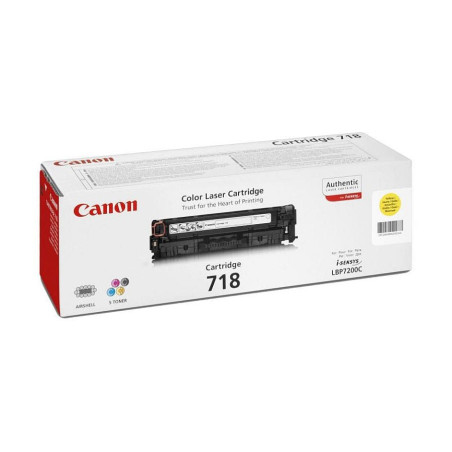 Toner Canon CRG718Y do LBP-7200/7210/7660 | korporacyjny | 2 900 str. | yellow