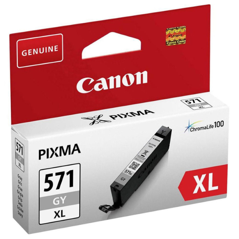 Tusz Canon CLI-571GY XL do Pixma MG-5750/6850/7750 | 11ml | gray Tusz Canon CLI-571GY XL do Pixma MG-5750/6850/7750 | 11ml | gray