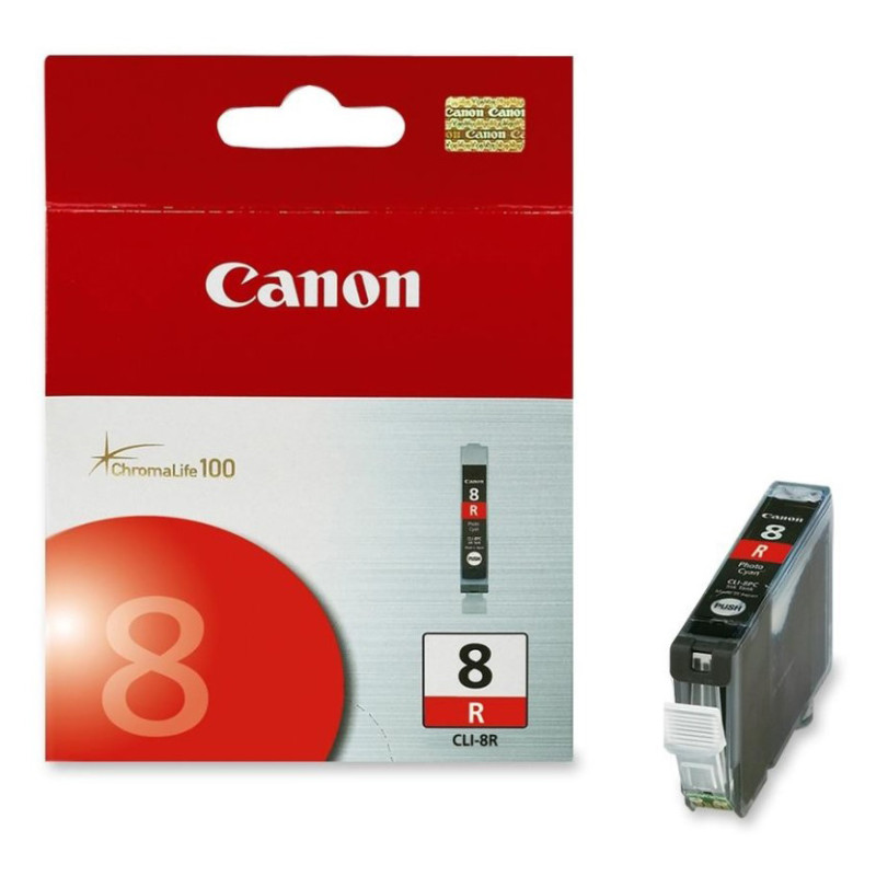 Tusz Canon CLI8R do Pixma Pro 9000, MP-500/800 | 13ml | red Tusz Canon CLI8R do Pixma Pro 9000, MP-500/800 | 13ml | red