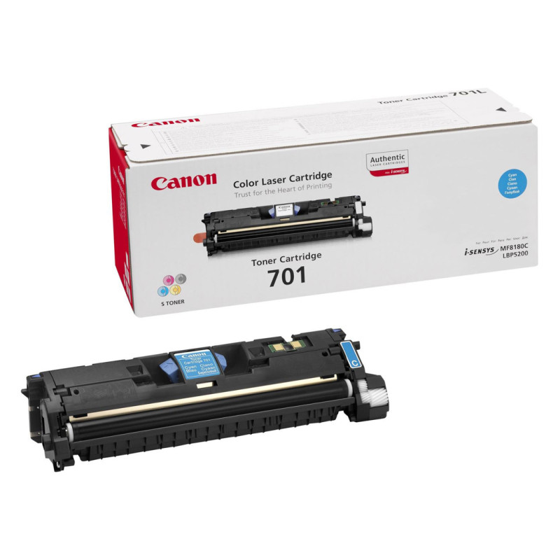 Toner Canon EP701C do LBP-5200, MF-8180C | 4 000 str. | cyan Toner Canon EP701C do LBP-5200, MF-8180C | 4 000 str. | cyan