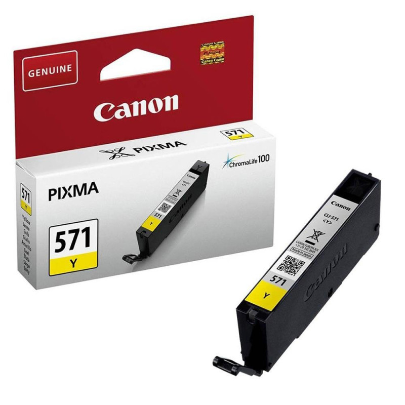 Tusz Canon CLI-571Y do Pixma MG-5750/6850/7750 | 7ml | yellow Tusz Canon CLI-571Y do Pixma MG-5750/6850/7750 | 7ml | yellow