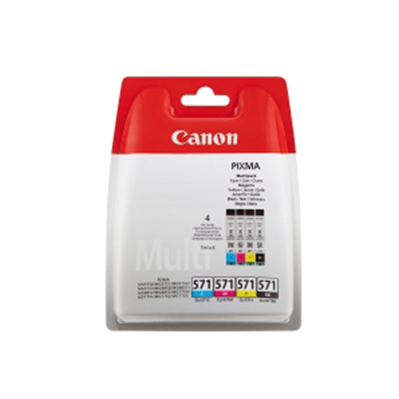 Tusz Canon CLI-571CMYK do Pixma MG-5750/6850/7750 | 4 x 7ml | CMYK+papier foto Tusz Canon CLI-571CMYK do Pixma MG-5750/6850/7750 | 4 x 7ml | CMYK+papier foto