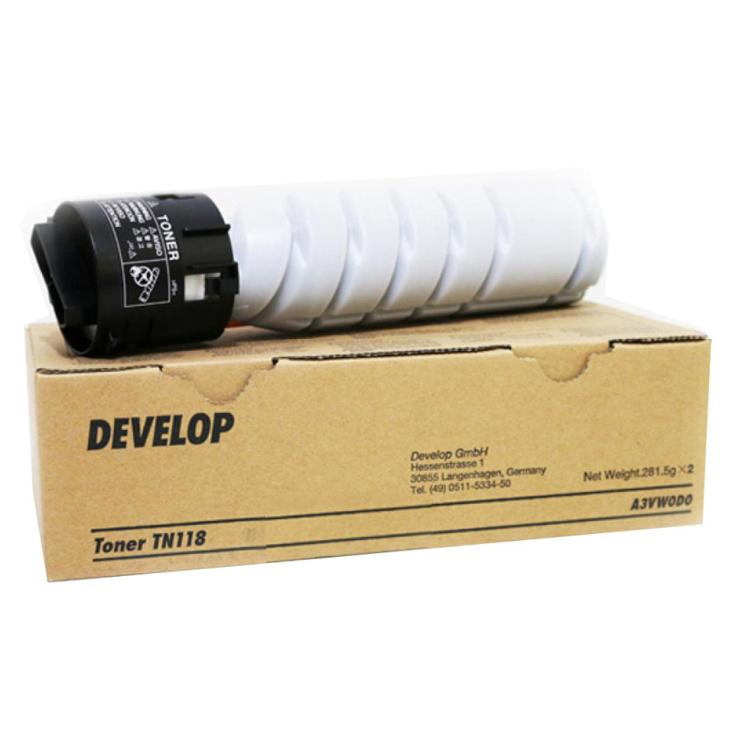 Toner Develop TN-118 do Ineo 215 | 2 x 12 000str. | black Toner Develop TN-118 do Ineo 215 | 2 x 12 000str. | black