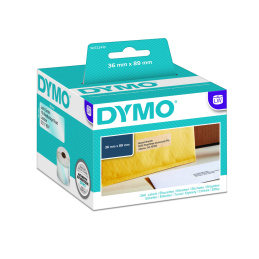 Dymo etykieta do drukarek LW 99013 przezroczysta, plastik 89mm x 36 mm