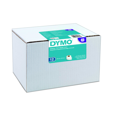 Dymo etykieta do drukarek LW 99014 biała, papierowa, 101mm x 54mm | zestaw 12