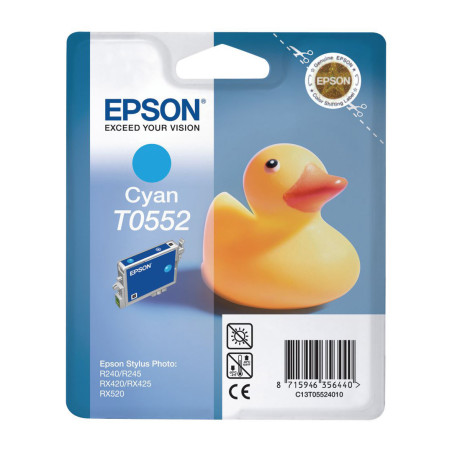 Tusz Epson T0552  do Stylus Photo R-240/245, RX-425/520 | 8ml | cyan
