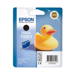 Tusz Epson T0551 do Stylus Photo R-240/245, RX-425/520 | 8ml | black