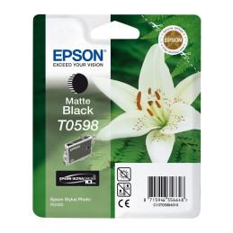 Tusz Epson T0598 do Stylus Photo R2400 | 13ml | matte black