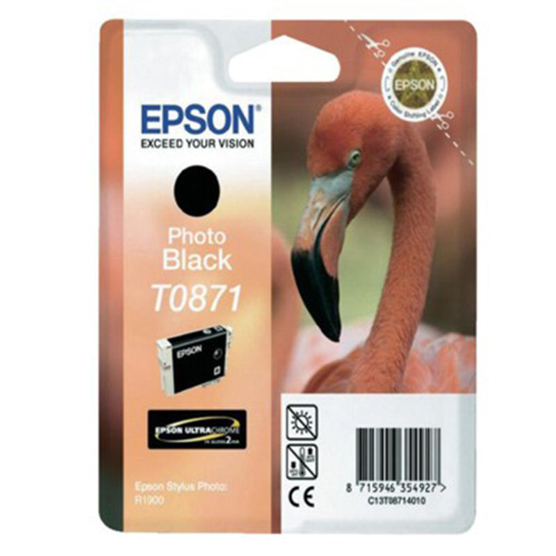 Tusz Epson T0871 do Stylus Photo R1900 | 11,4ml | photo black Tusz Epson T0871 do Stylus Photo R1900 | 11,4ml | photo black