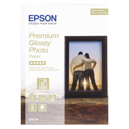 Papier Epson - Premium Glossy | fotograficzny | 130 x 180mm | 255g/m2 | 30 ark.