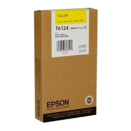 Tusz Epson T6124  do Stylus Pro 7400/9400 | 220ml |  yellow