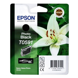 Tusz Epson T0591 do Stylus Photo R2400 | 13ml |  photo black