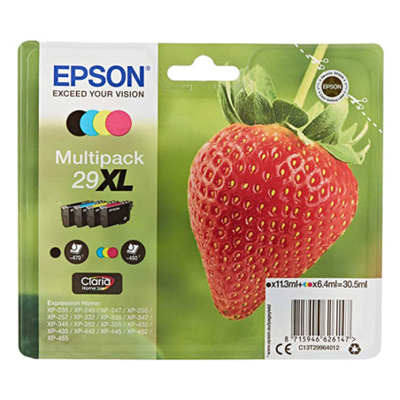 Zestaw tuszy Epson T29 XL do XP-235/332/335/432 | 3X6,4 ml CMYK