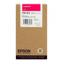Tusz Epson T6123  do Stylus Pro 7400/9400 | 220ml |  magenta