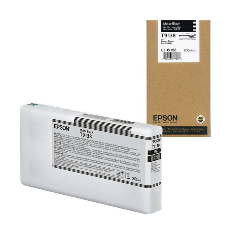 Tusz Epson T9139 do Sure Color SC-P5000 | 200 ml | Light light black Tusz Epson T9139 do Sure Color SC-P5000 | 200 ml | Light light black