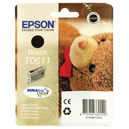 Tusz Epson T0611 do DX-3800/3850/4200/4800 , D-68/88 | 8ml | black
