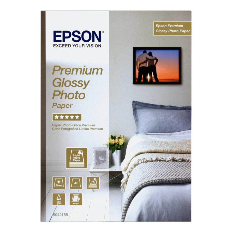 Papier Epson - Premium Glossy | A4 | 255 g/m2 | 15 ark.