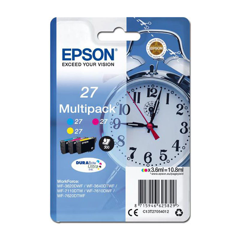 Tusz Epson do WF-3620/3640/7110/7610/7620 CMY Multi-Pack 3x3,6ml Tusz Epson do WF-3620/3640/7110/7610/7620 CMY Multi-Pack 3x3,6ml