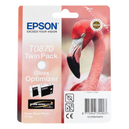 Zestaw tuszy Epson T0870 do Stylus Photo R1900 | 2 x 11,4ml | black