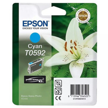 Tusz Epson T0592 do Stylus Photo R2400 | 13ml | cyan