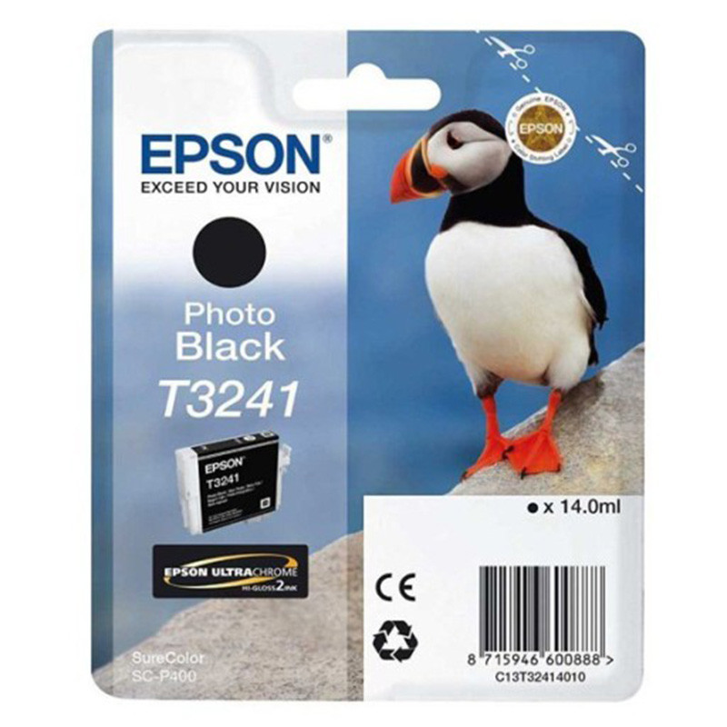 Tusz Epson T3241 do SureColor SC-P400 Black | 14,0 ml | 4 200 str | Tusz Epson T3241 do SureColor SC-P400 Black | 14,0 ml | 4 200 str |