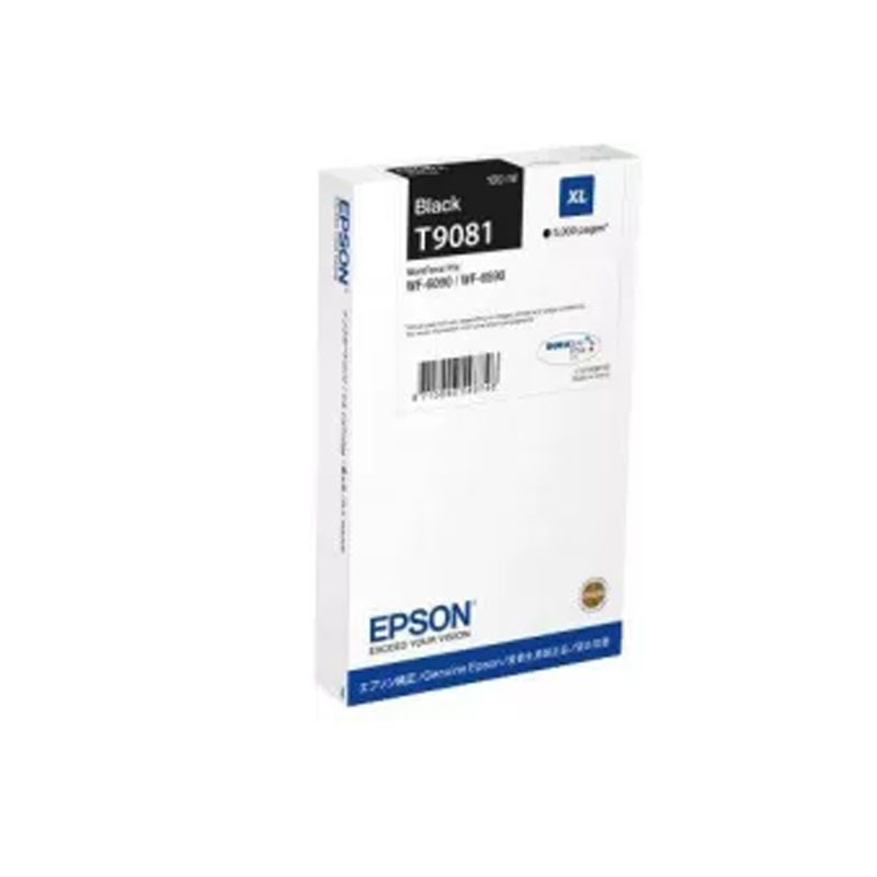 Tusz Epson T9081 100 ml | 5000str | black Tusz Epson T9081 100 ml | 5000str | black