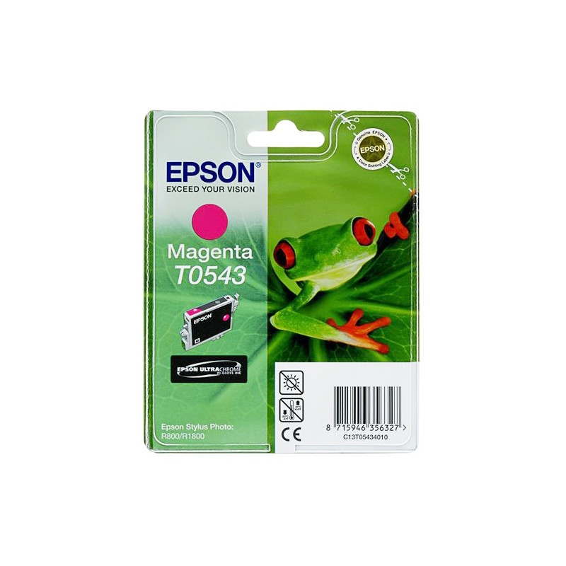 Tusz Epson T0543 do Stylus Photo R-800/1800 | 13ml | magenta Tusz Epson T0543 do Stylus Photo R-800/1800 | 13ml | magenta
