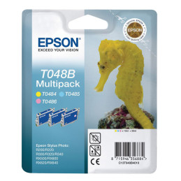 Zestaw tuszy  Epson T048B do R+200/300/340, RX+500/600 | 39ml | LC/LM/Y