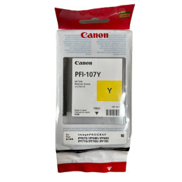 Tusz Canon PFI-107Y do iPF670/680/685/770/780/785 | 130ml | yellow